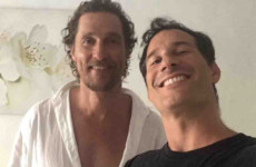 Matthew McConaughey & Shane Couples massage in South Beach